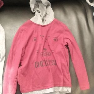 Long sleeve T shirt hoodie LOT